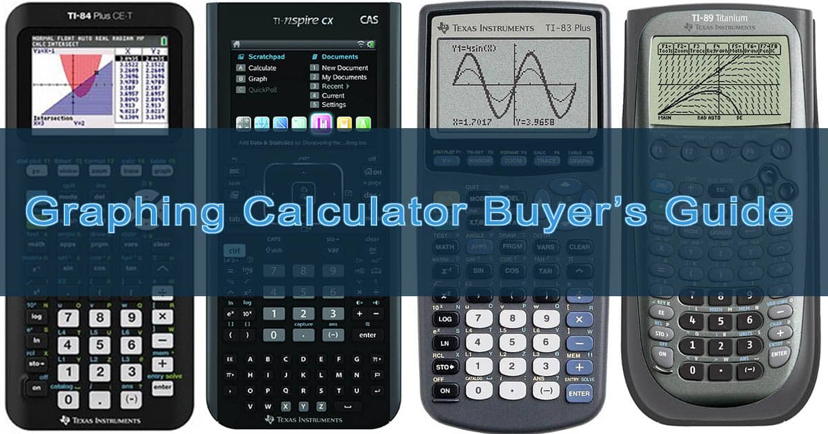 Ti Calculator Comparison Chart