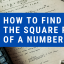 How to Find the Square Root of a Number