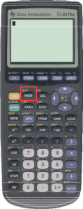 Ti 84 calculator mode button