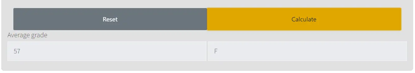 worksheet grade calculator